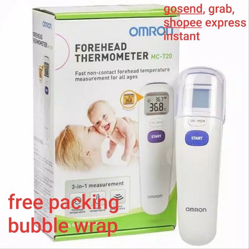 omron forehead thermometer infrared mc 720 termometer omron non contact mc720 termogun thermogun tensimeter digital