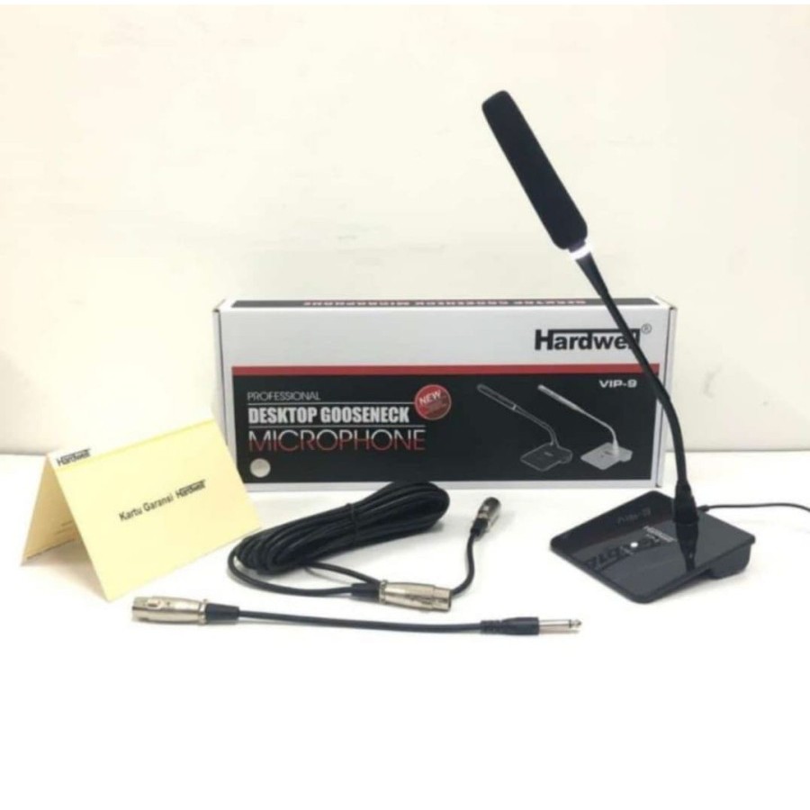 Jual Mic Podium Hardwell Vip 9 Vip9 VIP 9 Mic Meja Original | Shopee ...
