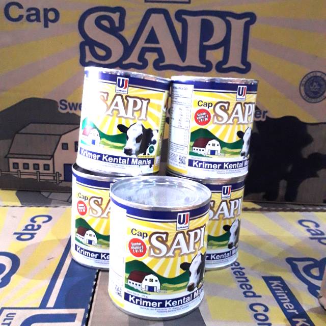 Jual Susu Ultra kaleng cap sapi krimer kental manis | Shopee Indonesia