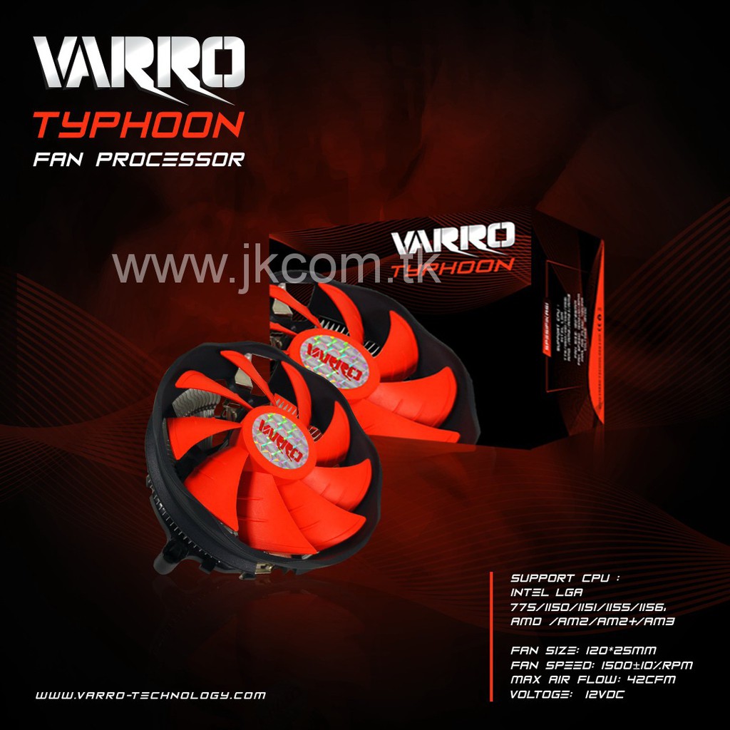 Jual Fan Processor Intel AMD Varro Typhoon baru | Shopee Indonesia