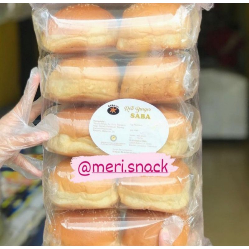 Jual Roti Burger Saba Isi 10 Roti Burger Wijen Shopee Indonesia