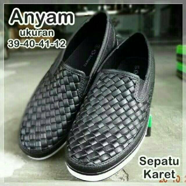 Jual Sepatu Karet Anyam Pria Sankyo Shopee Indonesia