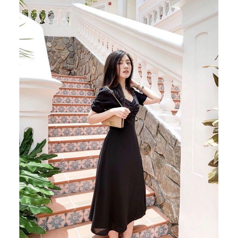 midi v neck dresses Green Multicolor Embroidered V Neck Cap Sleeve Midi Dress