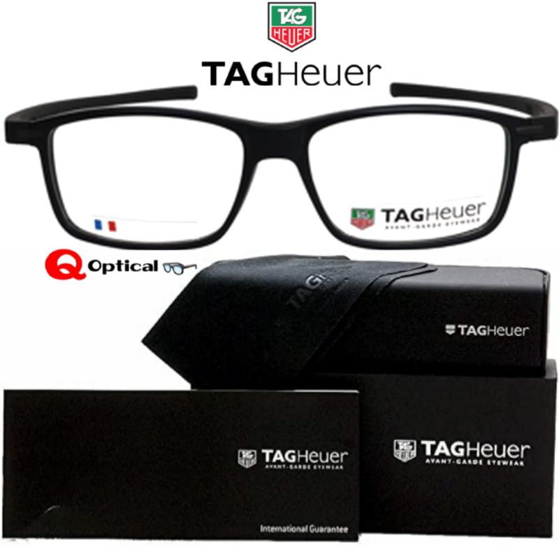 Kacamata Frame Pria Original TAGHeuer Reflex 3 TH3951 001 Model Elegan