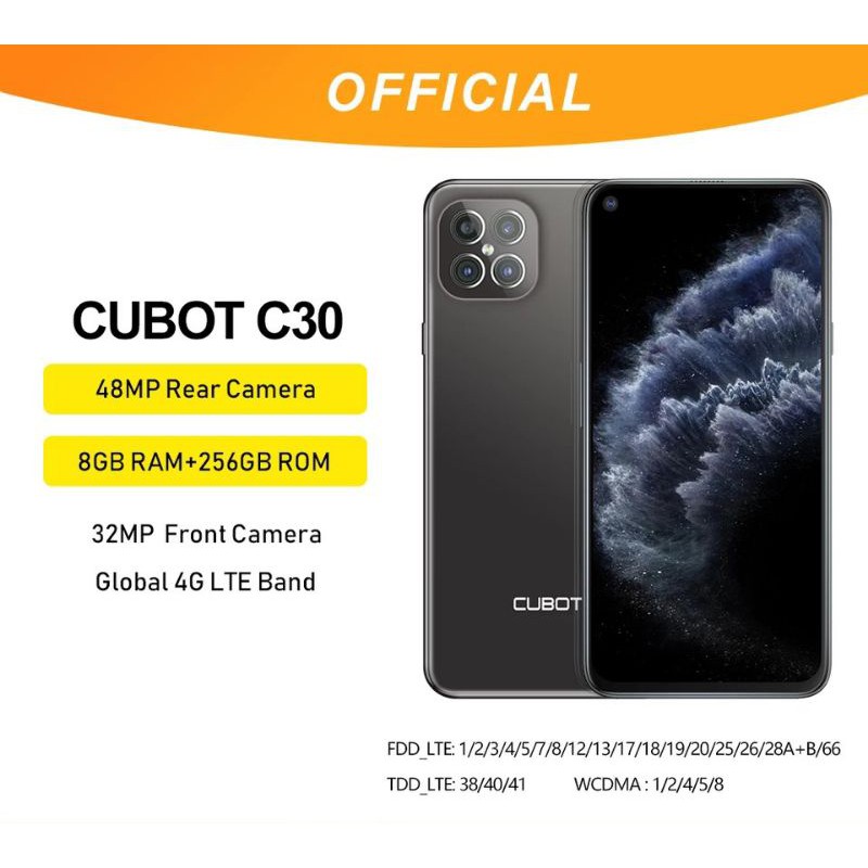 【SIMフリー】Cubot C30 ブラック SIMフリー】Cubot C30 ブラック（楽天市場】【期間限定4500円