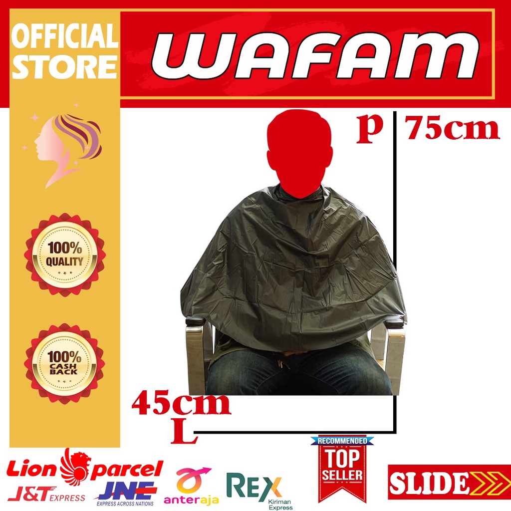 Jual Cape Coloring Rambut / Kain Kip Pewarnaan Rambut / Kep Cat Rambut