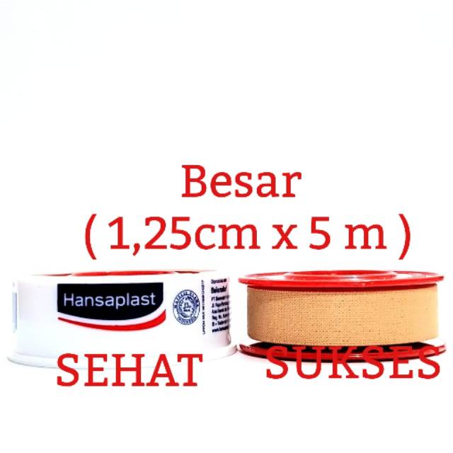 Jual HANSAPLAST PLESTER ROLL - 1.25CM X 5 M (BESAR) | Shopee Indonesia