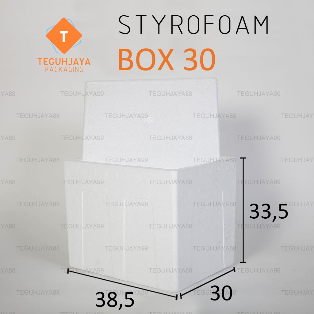 Jual Styrofoam Gabus Box AG 30 KG Sterofoam Box 38,5 x 30 x 33,5 Kotak ...