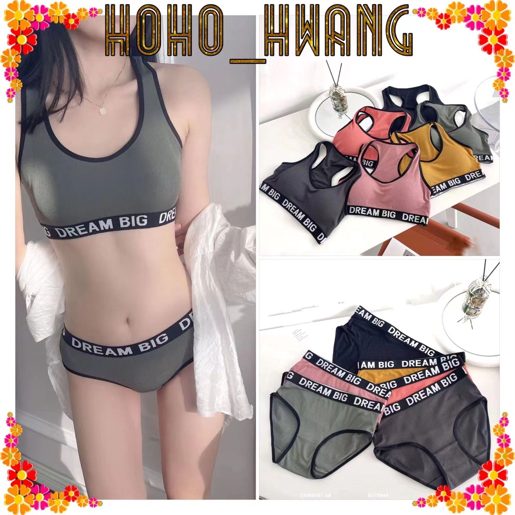 Jual Hoho Hwang B Bra Set Bralette Wanita Sexy Bahan Lace Import