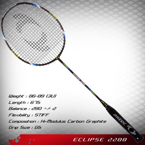 Jual Raket Badminton Astec ASTEC ECLIPSE 2200 - Original | Shopee Indonesia