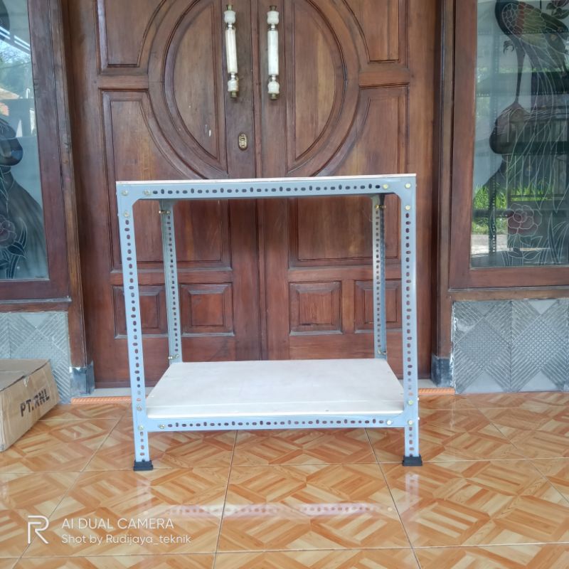 Jual MEJA SIKU LUBANG (75X53X75) 2 SAP | Shopee Indonesia