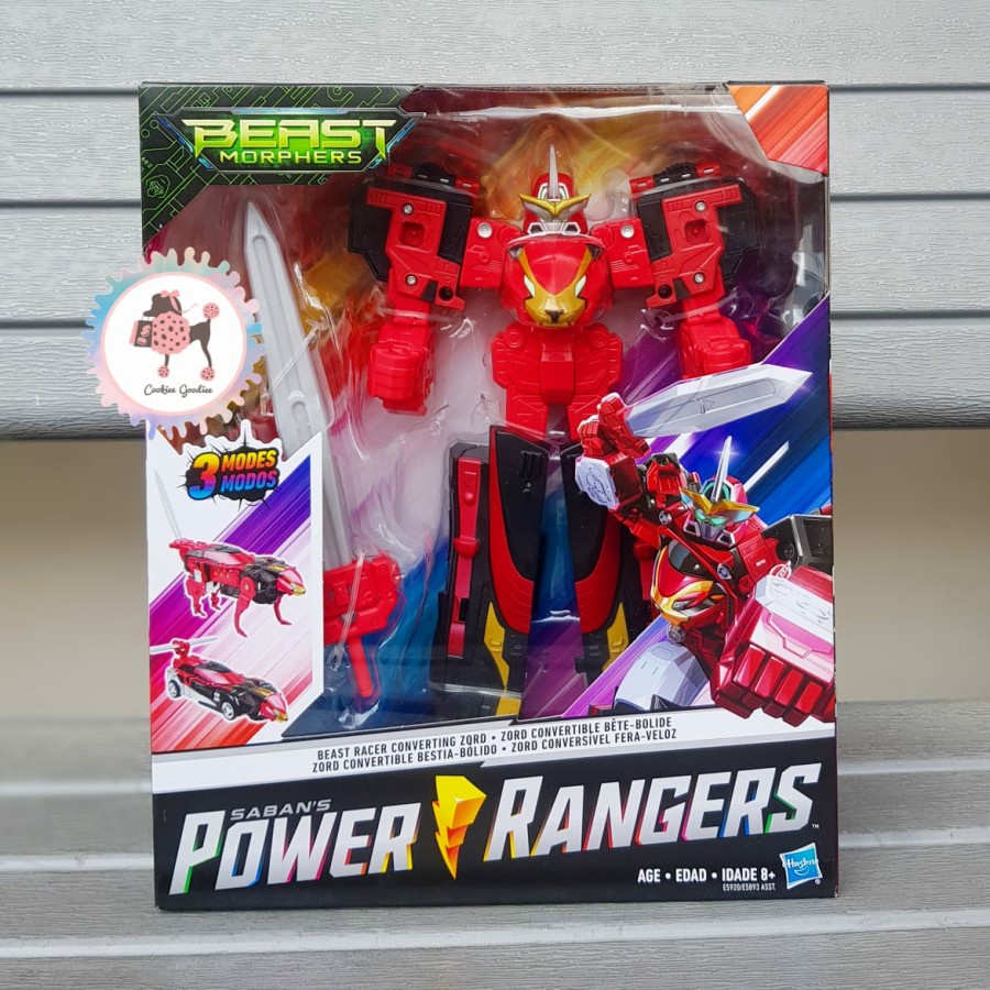 Jual Power Rangers Beast Morphers Beast Racer Converting Zord Action ...