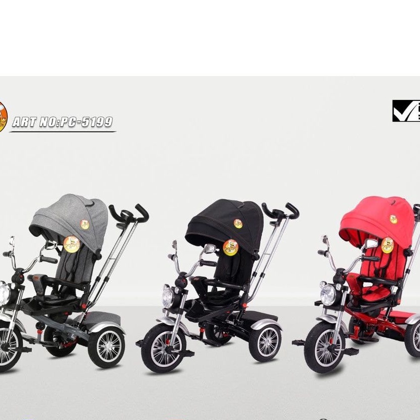 Jual Sepeda Roda Tiga Baby Stroller Pacific PT 5199 | Shopee Indonesia
