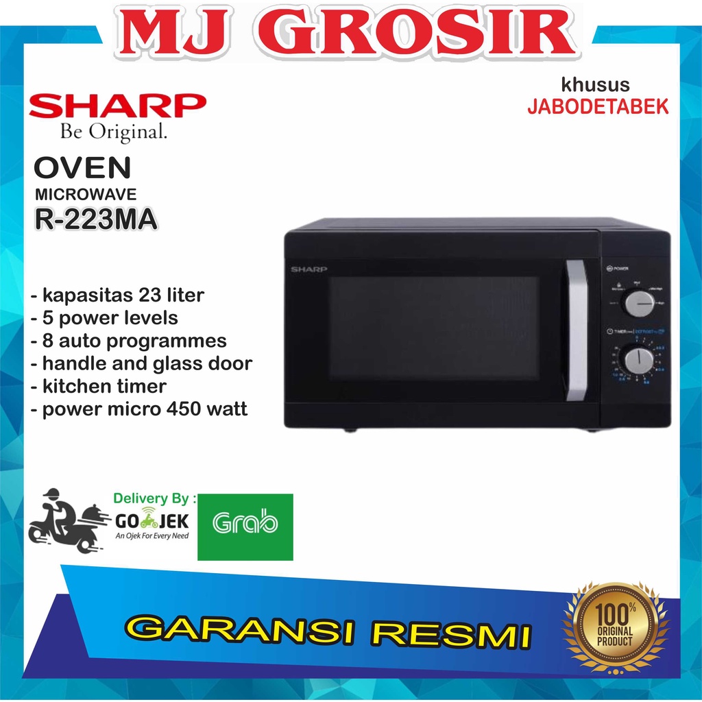 Jual OVEN MICROWAVE SHARP R 223 MA R223MA SERBAGUNA | Shopee Indonesia
