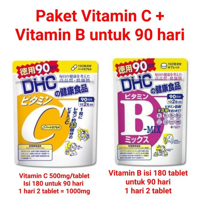 Jual Paket Booster Imun Dhc Vitamin C Dan Dhc Vitamin B Untuk Hari Shopee Indonesia