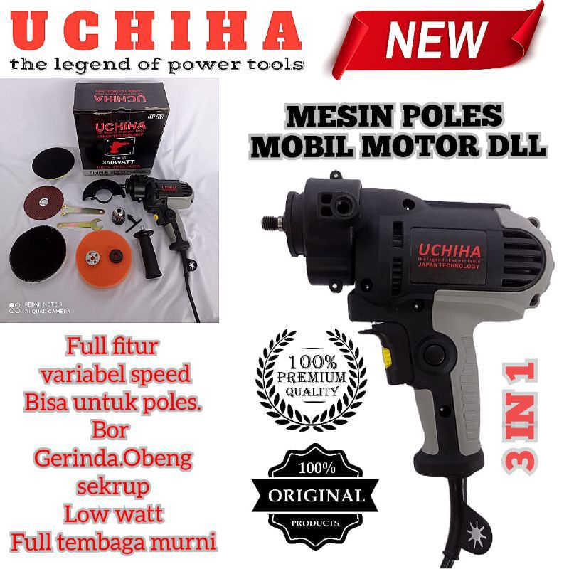 Jual Mesin Poles Mobil Amplas Variable Speed Uchiha Pengkilat Pembersih