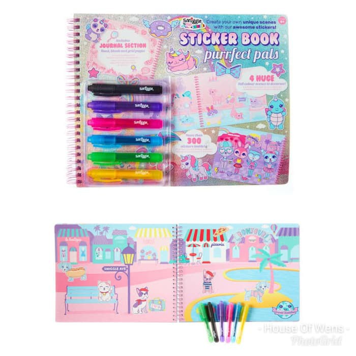 Jual SMIGGLE PURRFECT PALS STICKER BOOK - BUKU STICKER SMIGGLE | Shopee ...