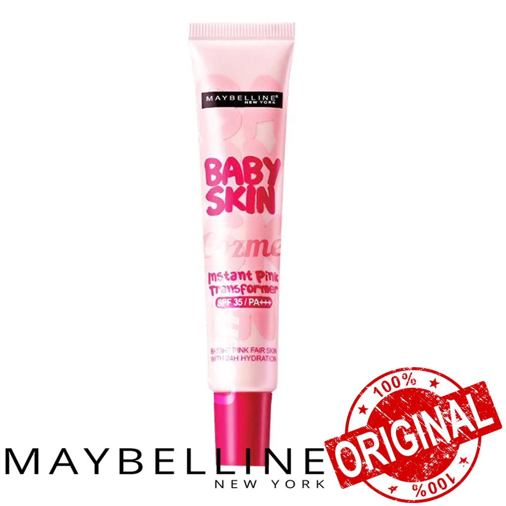 Jual MAYBELLINE Primer Baby Skin Instant Pink Transformer Clear