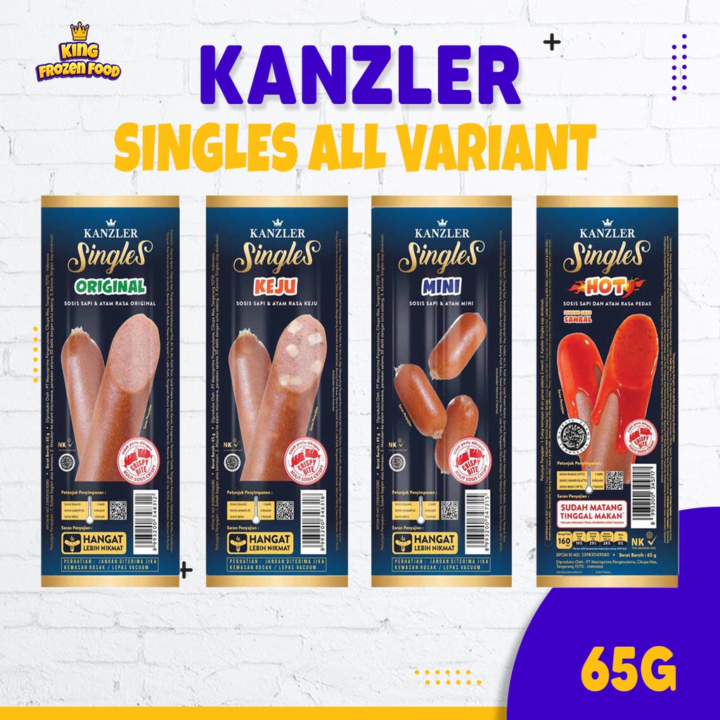 Jual Sosis Kanzler Singles All Variant Rasa | Shopee Indonesia