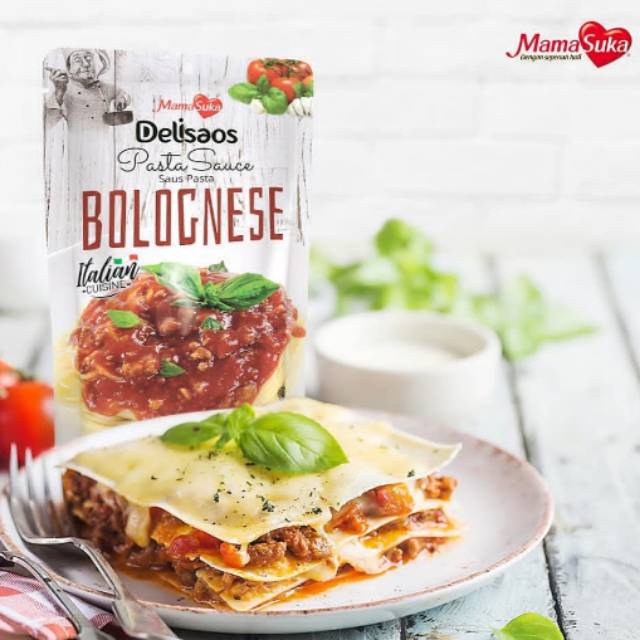 Jual Mamasuka Delisaos pasta saus BOLOGNESE 1kg Shopee Indonesia