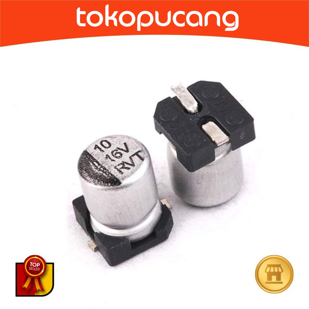 20 Pezzi ​ ​ Condensatore Elettrolico In Alluminio Radiale 10uF - Foto 3