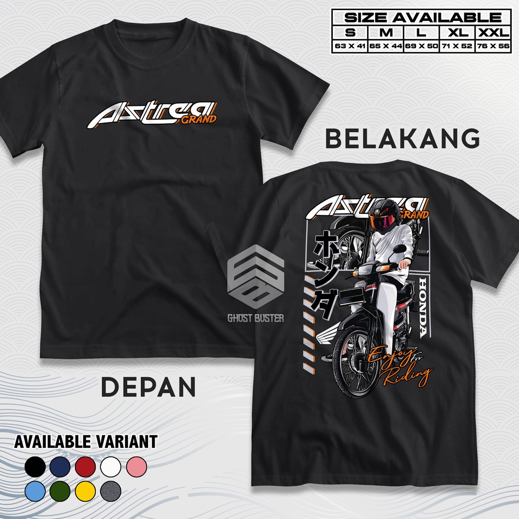 Jual Kaos Honda Astrea Grand Enjoy Riding Baju Distro Motor Tua Classic