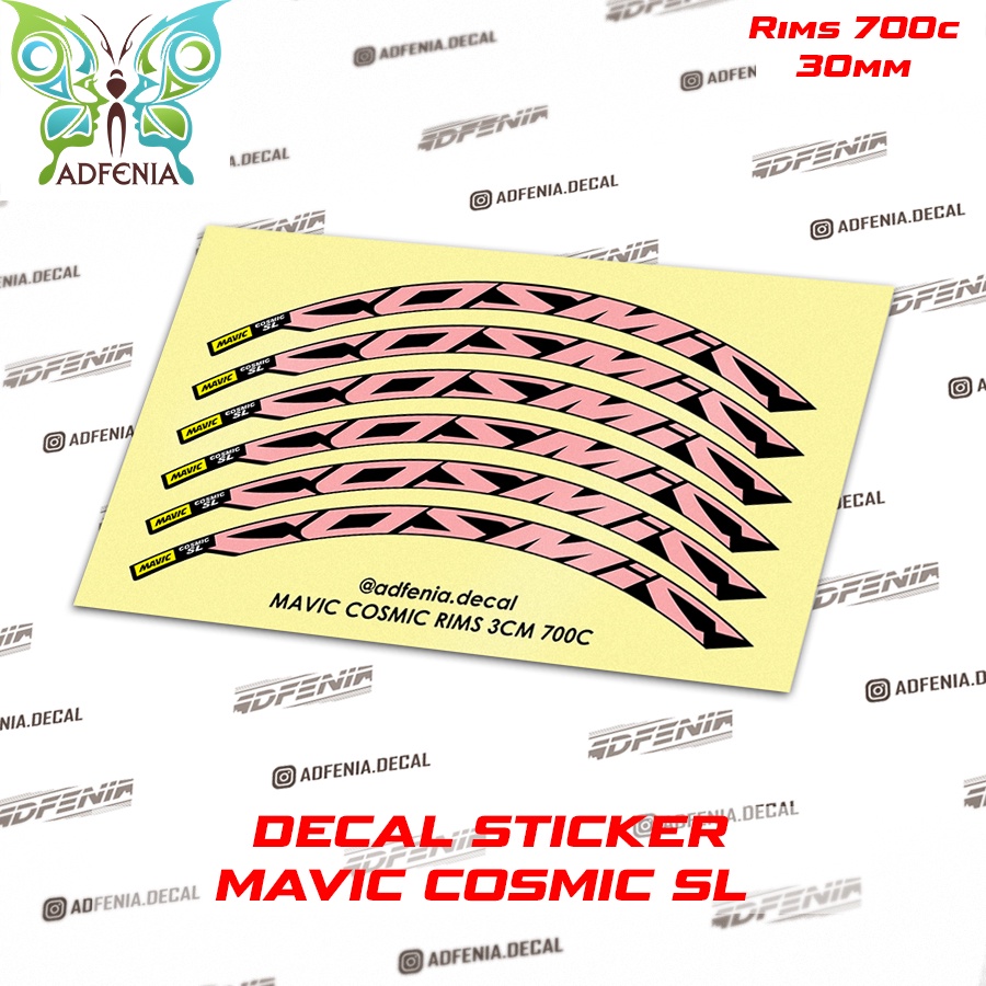 Autocollants Mavic Module E 700C Pour Vélo – Stickers D’origine – Fabrication Française – Neuf