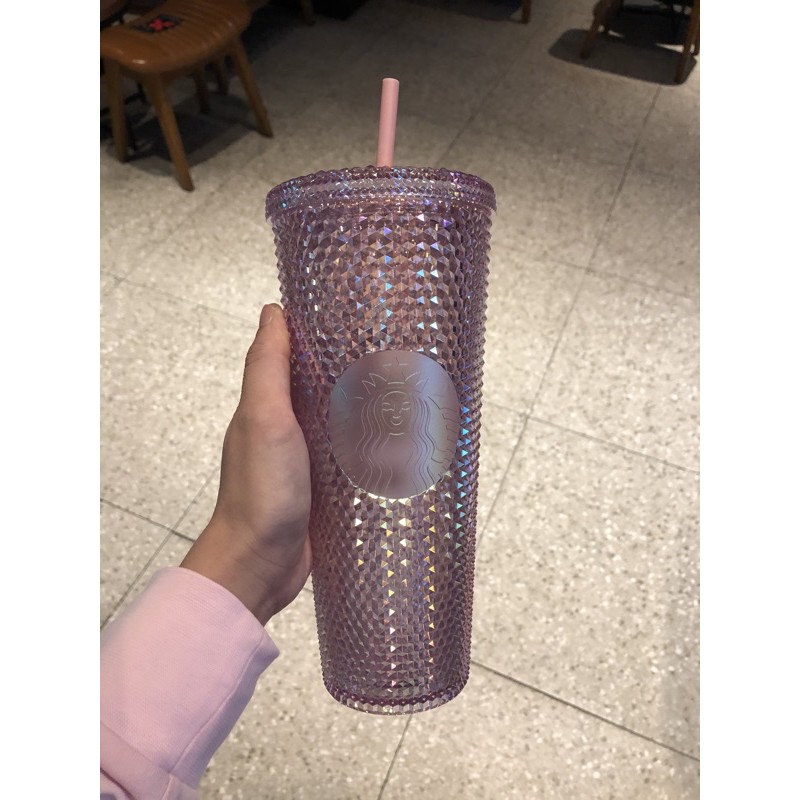 Jual starbucks studded tumbler / starbucks blink tumbler ( pink blink