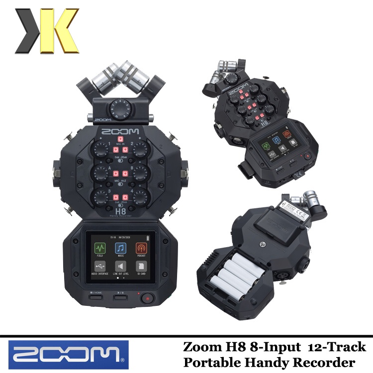 Jual Zoom H8 8Input / 12Track Portable Handy Recorder Original