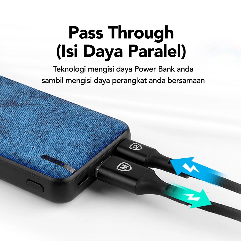 MICROPACK- 100% ORIGINAL POWERBANK ANTI BACTERIAL 10.000mAh SUPER FAST CHARGING - (PB-1020)
