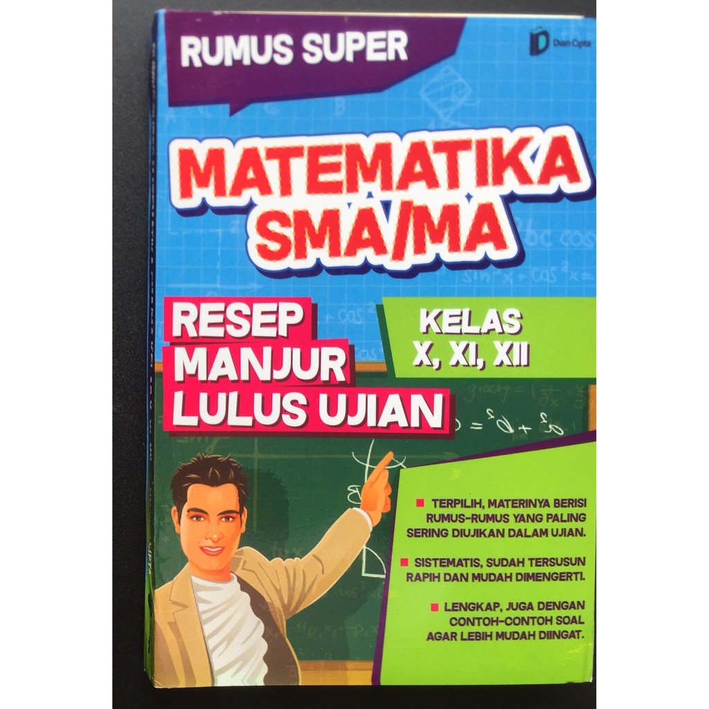 Jual BUKU RUMUS SUPER MATEMATIKA SMA/MA KELAS X, XI, XII RESEP MANJUR ...