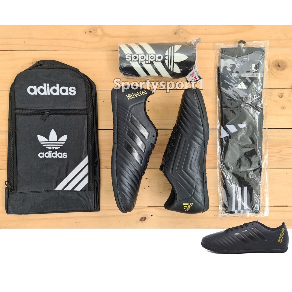 Jual Paket Komplit Sepatu Futsal Adidas Free Tas Kaos Kaki Dan Deker Sepatu Futsal Pria Adidas 2664