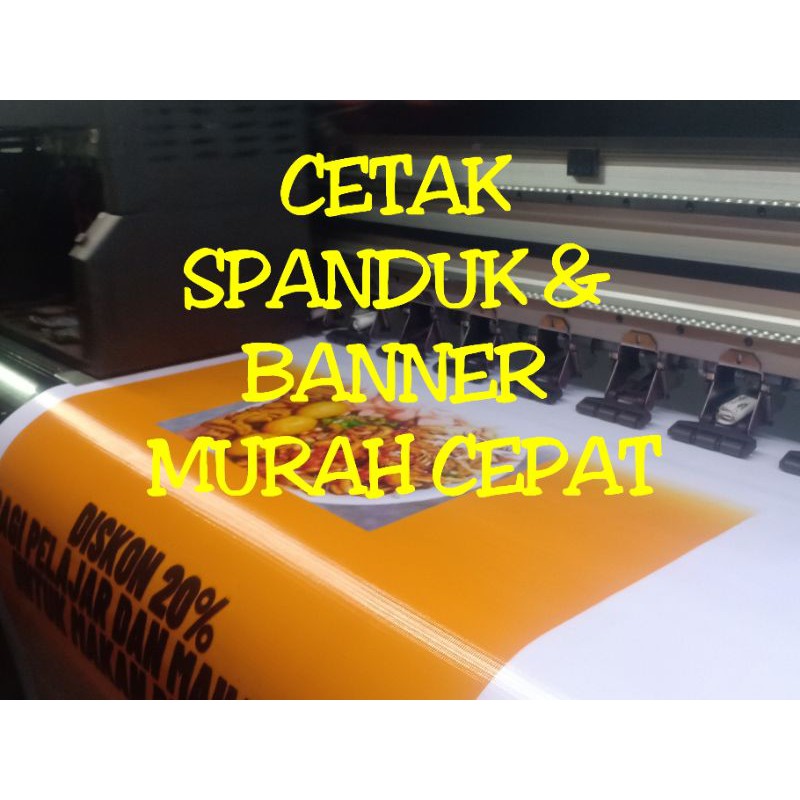 Jual Cetak Banner Spanduk Bahan Flexy 280gr Shopee Indonesia