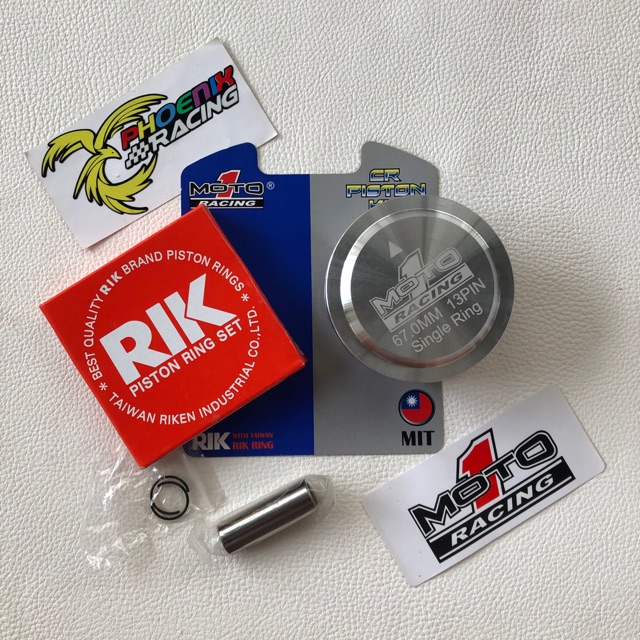 Jual Piston Racing MOTO1 67mm Pen 13mm Single Ring | Shopee Indonesia