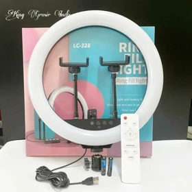 Lampu Selfie Ring Fill Light LED LC 328 ( 32 Cm 12 5 Inch ) Tanpa Tripod