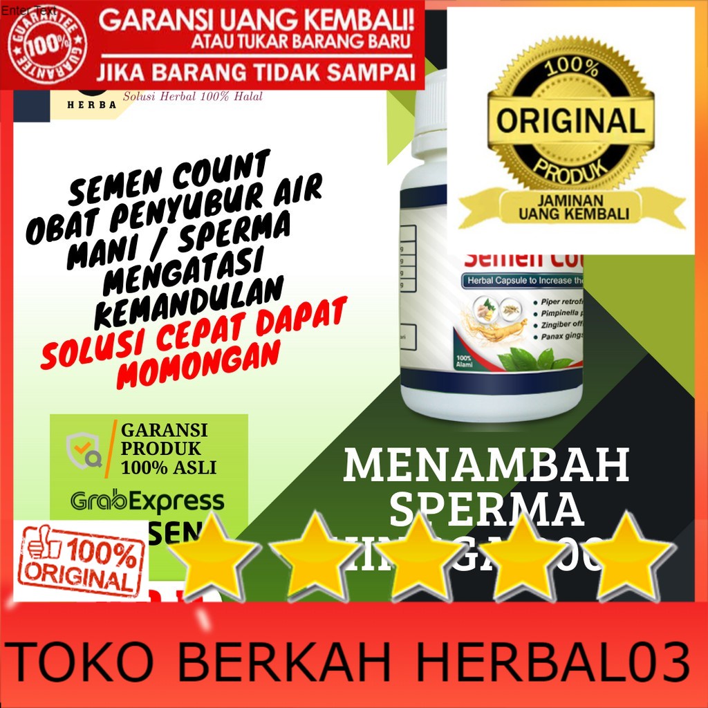 Jual 100% ASLI Obat Penambah Sperma Herbal, Memperbanyak Jumlah Sperma ...