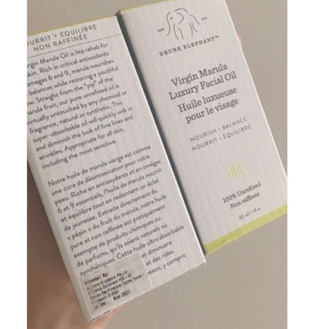 Jual DRUNK ELEPHANT Virgin Marula Luxury Facial Oil | Shopee Indonesia