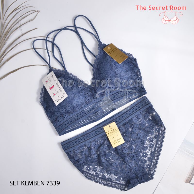 Jual TALLY BRA BH CD SET KEMBEN BRALETTE RENDA 7339 | FREE SIZE | BUSA ...