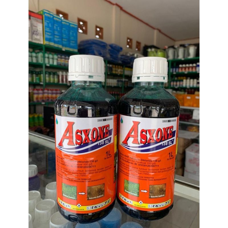 Jual Herbisida Kontak Asxone 138 Sl 1 Liter Langsung Kering Shopee