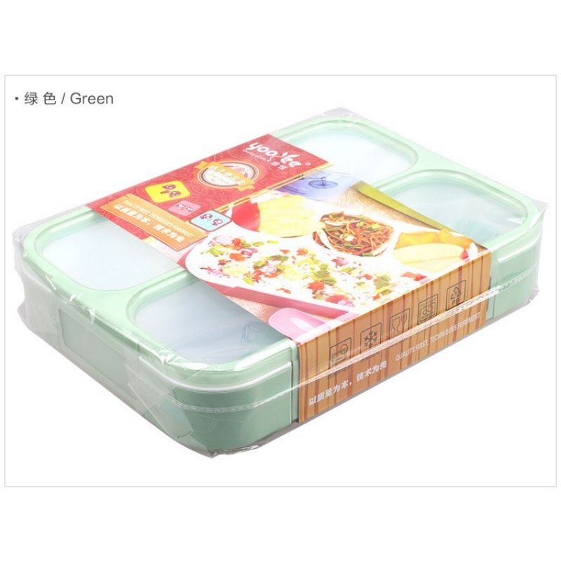 Jual YOOYEE original 4 sekat warna hijau | Shopee Indonesia