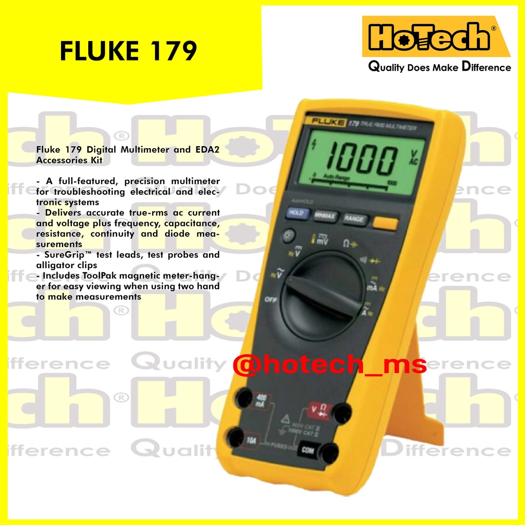 Jual Fluke 179 True-RMS Digital Multimeter | Shopee Indonesia