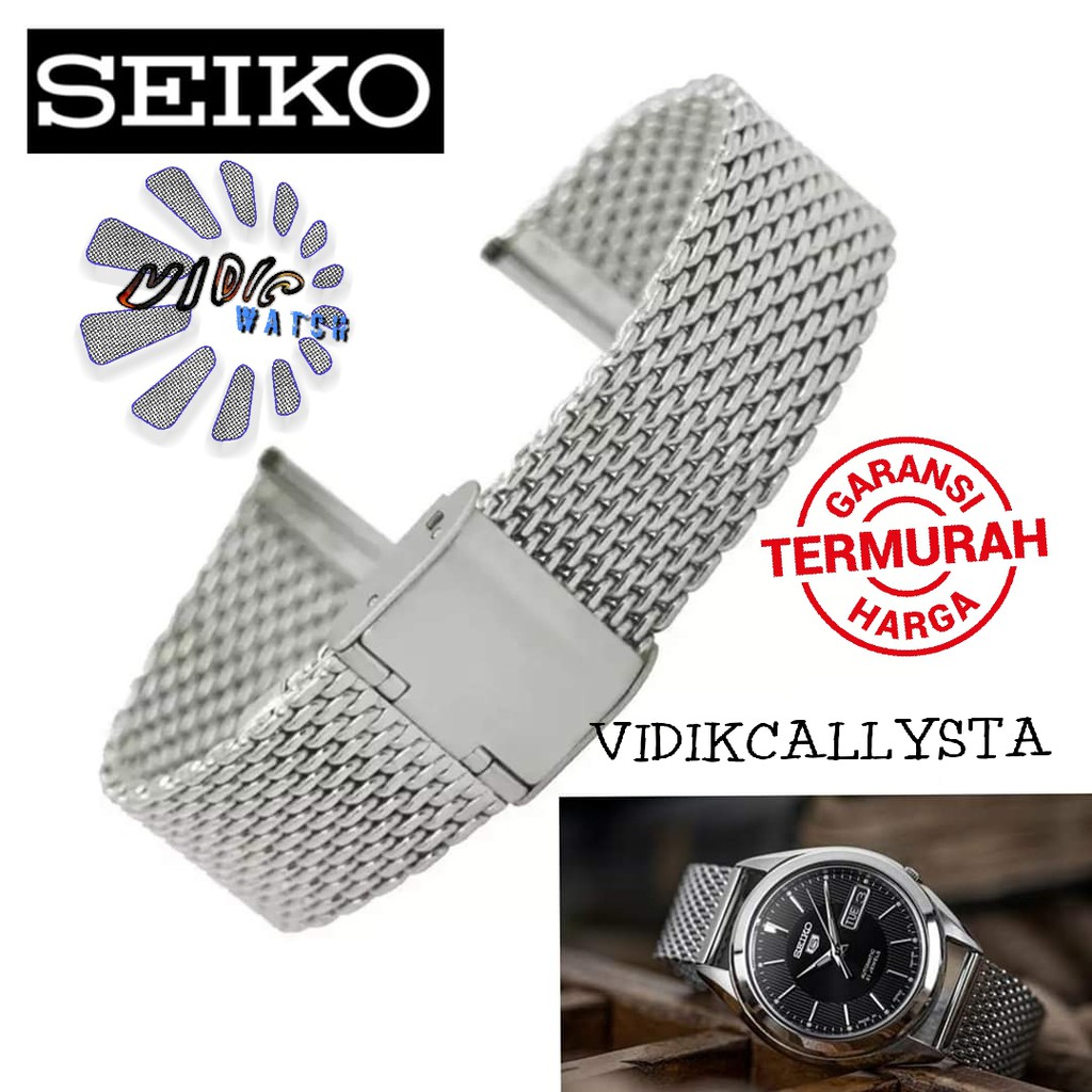 strap tali jam Tangan Seiko 5 Autometic metic model Rantai pasir jam tangan