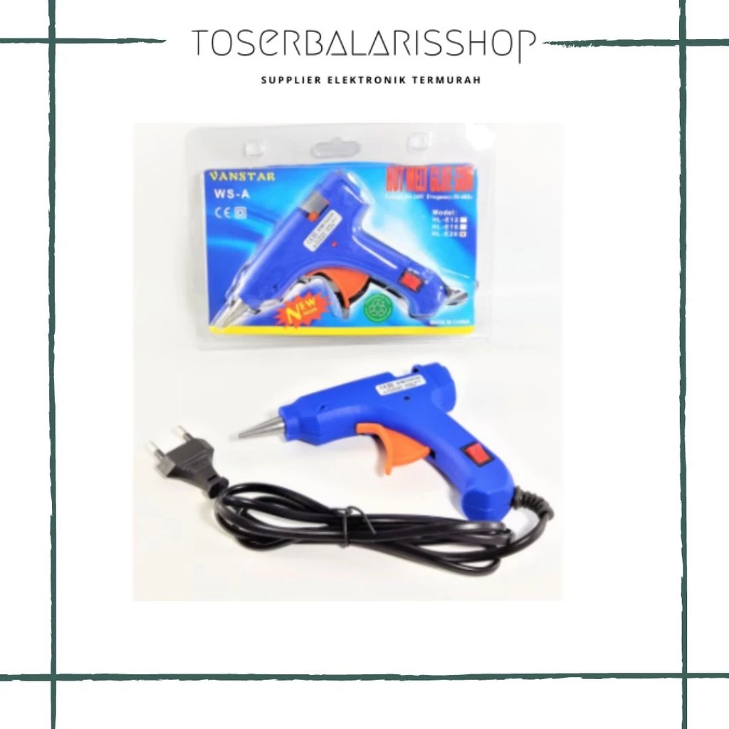 Alat Lem Tembak On Off / Glue Gun Ada Tombol On Off / Alat Lem Tembak On Off Kecil / Alat Lem Tembak | AutoStock