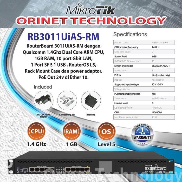 Jual mikrotik rb3011uias-rm Harga Terbaik & Termurah April 2026 ...
