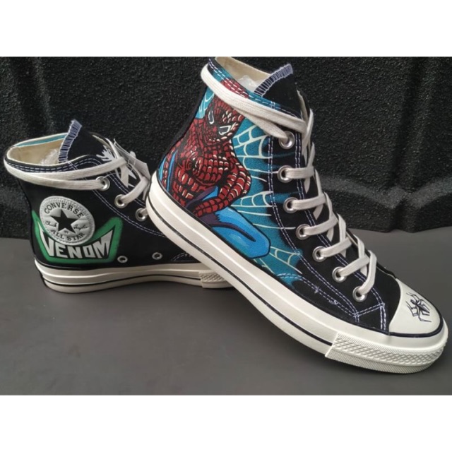 Jual CONVERSE 70s Hi x MARVEL VENOM SPIDERMAN PREMIUM ORIGINAL