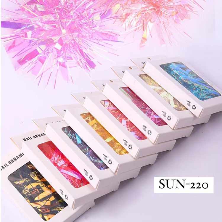 Jual AURORA BROKEN GLASS FOIL BOX / ACESSORIS KUKU / AURORA PAPER 15CM Shopee Indonesia