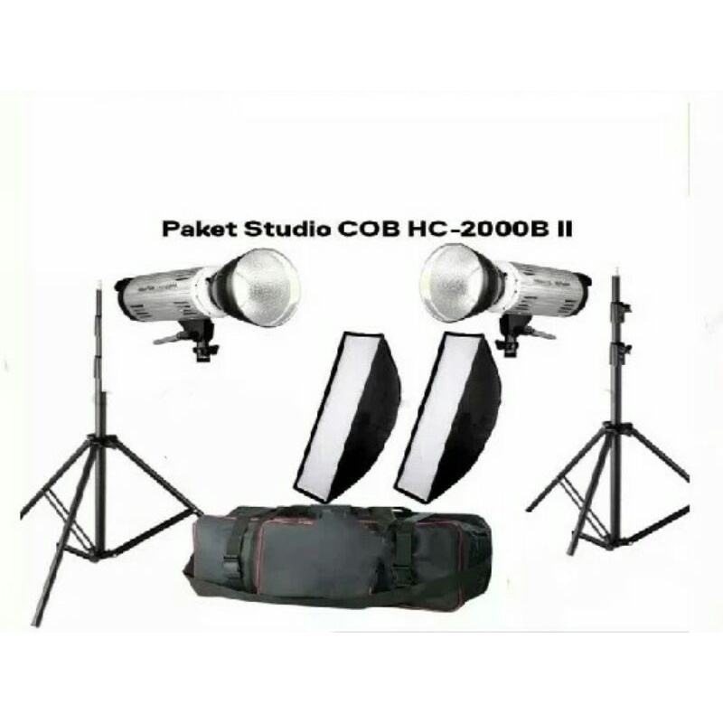 Jual PAKET LED COB DayLight LED-2000B II Nice Foto Kits | Shopee Indonesia