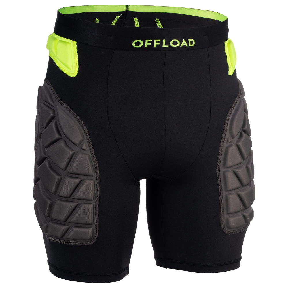 Jual Decathlon OFFLOAD Bawahan Rugby Pelindung Pria R500 - Hitam/Kuning ...