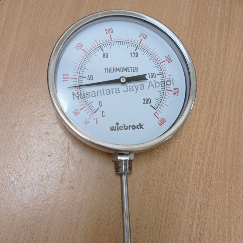 Jual Thermometer Temperature Gauge Raket Bottom Stainless 200 Derajat ...