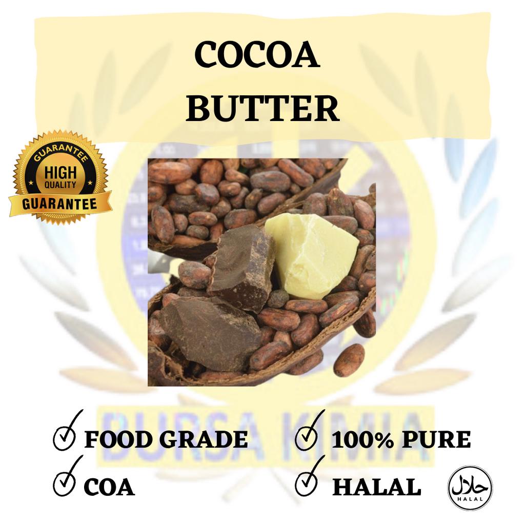 Jual original 1kg cocoa butter refined unrefined cocoa liquor butter